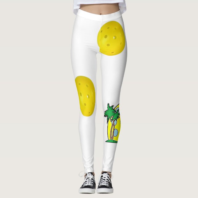 Leggings Polainas de Pickleball (Anverso)