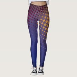 Leggings Polainas de semitono del cómic del Mujer-estilo de