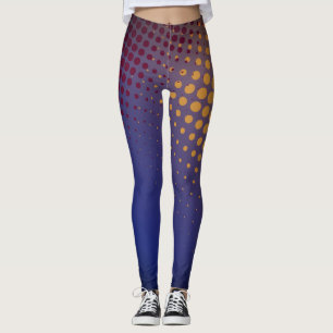 Leggings Polainas de semitono del cómic del Mujer-estilo de