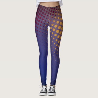 Leggings Polainas de semitono del cómic del Mujer-estilo de