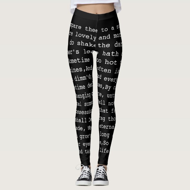 Leggings Polainas de Shakespeare (Anverso)