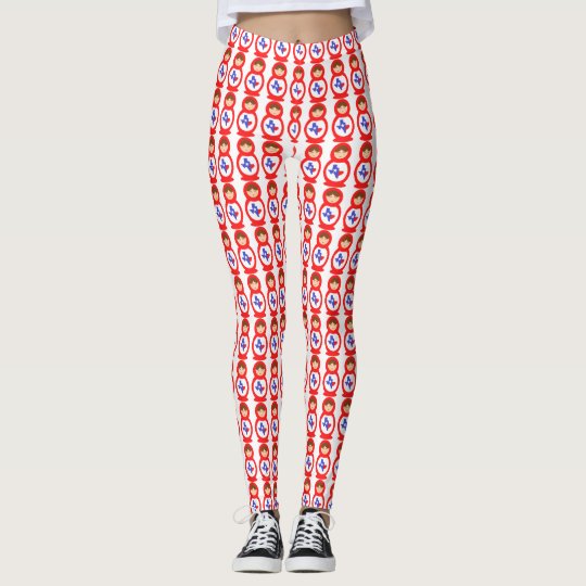 Leggings Polainas de Tejas Matryoshka