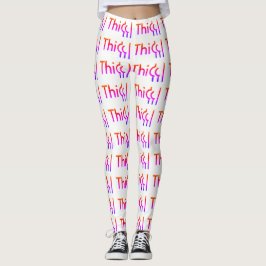 Leggings Polainas de Thicc