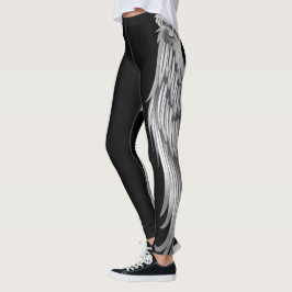 Leggings Polainas del ala del ángel
