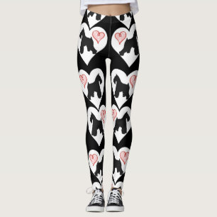 Leggings Polainas del amante del Schnauzer