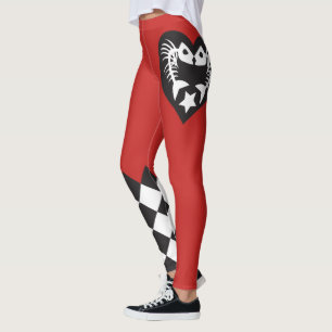 Leggings Polainas del amor de la espina de pez