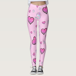 Leggings Polainas del amor del unicornio