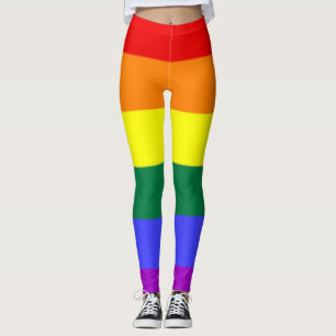 Leggings Polainas del arco iris de los Traa-Morenos