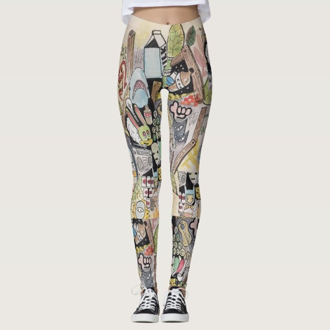 Leggings Polainas del arenador del ghetto (Anverso)