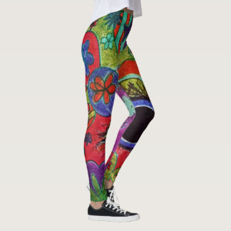 Leggings Polainas del arte de LuckyPen