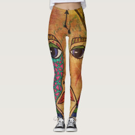 Leggings Polainas del arte de LuckyPen