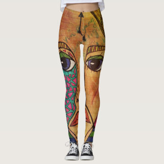 Leggings Polainas del arte de LuckyPen