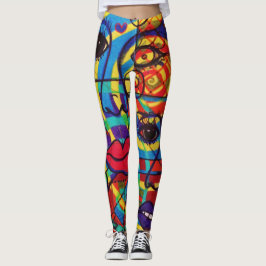 Leggings Polainas del arte de LuckyPen
