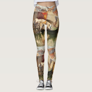 Leggings Polainas del arte de Venecia de Roussoff