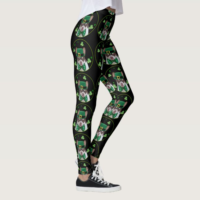 Leggings Polainas del arte del perro de la chihuahua del (Derecha)