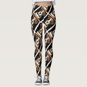 Leggings Polainas del arte del perro del boxeador