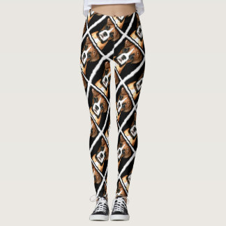 Leggings Polainas del arte del perro del boxeador