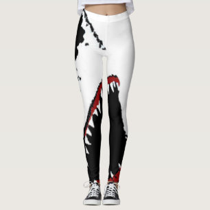 LEGGINGS POLAINAS DEL ATAQUE DEL TIBURÓN - GRAN DISEÑO DE