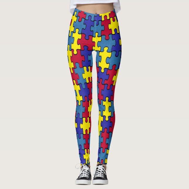 Leggings Polainas del autismo (Anverso)