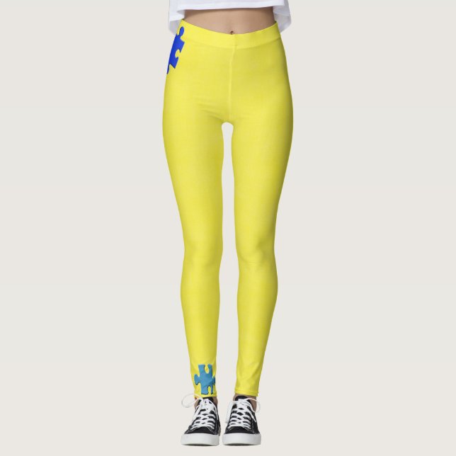 Leggings Polainas del autismo (Anverso)