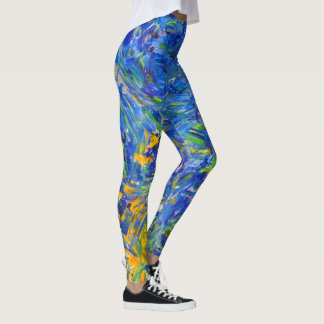 Leggings Polainas del azul del muchacho