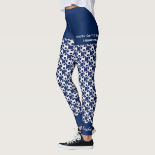 Leggings Polainas del balón de fútbol del equipo con