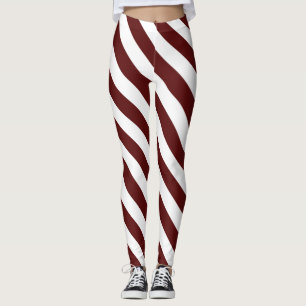Leggings Polainas del bastón de caramelo