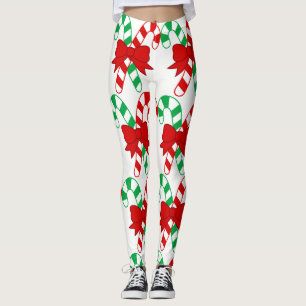Leggings Polainas del bastón de caramelo