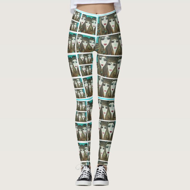 Leggings Polainas del bebé de la playa (Anverso)