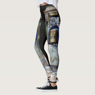 Leggings Polainas del CAFÉ con nombre personalizado