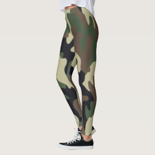 Leggings Polainas del camuflaje del ejército