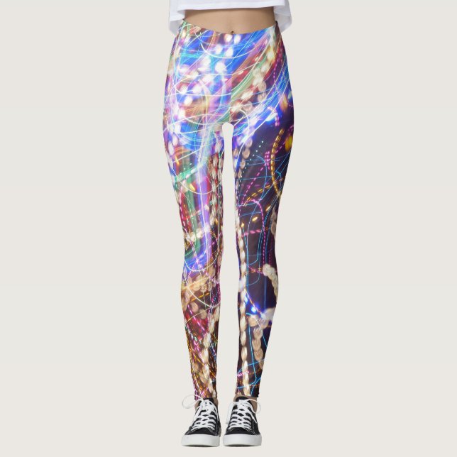 Leggings Polainas del carnaval diseñadas por el artista (Anverso)