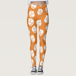 Leggings Polainas del confeti de Jack O'Lantern