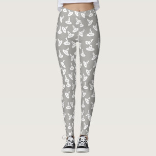 Leggings Polainas del confeti del gorra de la bruja -