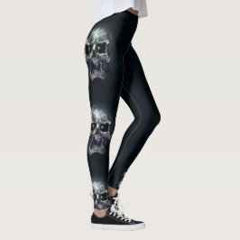 Leggings Polainas del cráneo