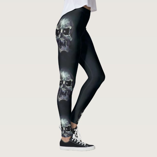 Leggings Polainas del cráneo (Derecha)