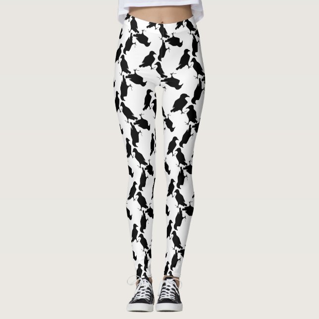 Leggings polainas del cuervo (Anverso)