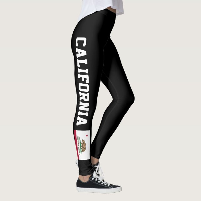 Leggings Polainas del deporte y de la aptitud de la bandera (Derecha)