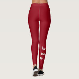 Leggings Polainas del día de fiesta Ho ho ho