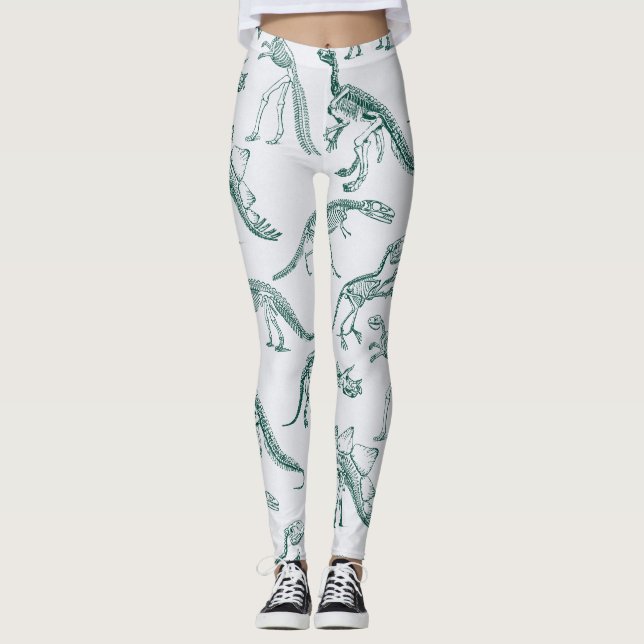 Leggings Polainas del dinosaurio (Anverso)