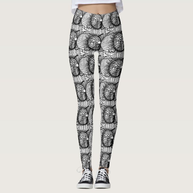 Leggings Polainas del diseño de Elyssa (Anverso)