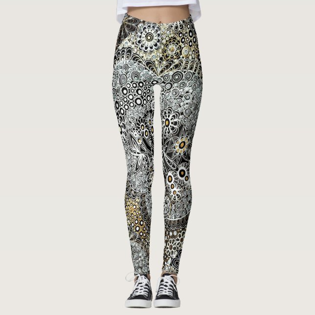 Leggings Polainas del diseño de Jennifer (Anverso)