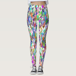 Leggings Polainas del diseño de las actitudes de la yoga
