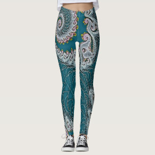 Leggings Polainas del diseño del fractal