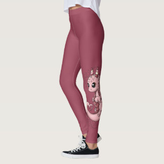 Leggings Polainas del dragón del amor