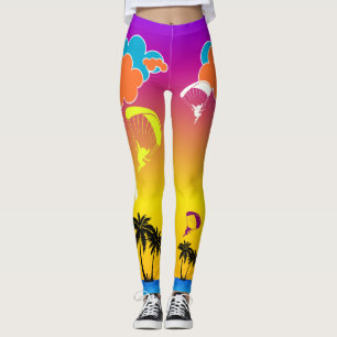 Leggings Polainas del duendecillo del Paragliding de la