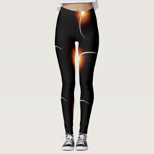 Leggings Polainas del eclipse (Anverso)
