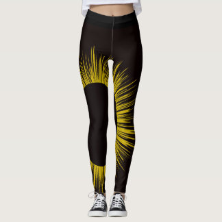 Leggings Polainas del eclipse solar