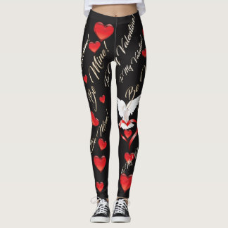 Leggings Polainas del el día de San Valentín
