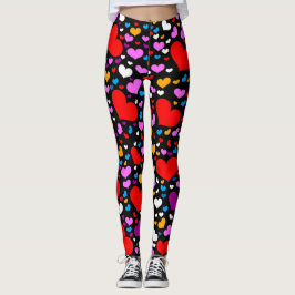 Leggings Polainas del el día de San Valentín; El venir y el
